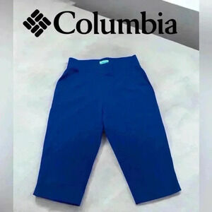 Columbia, Blue Mid-Rise Comfort Capris, Medium 🏃‍♀️‍➡️